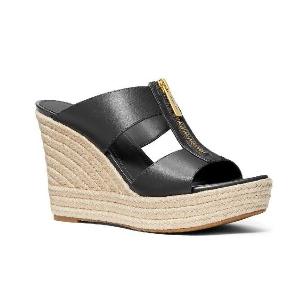 Michael Kors Bradley Mule Sandals Wedge NEW IN BOX - Picture 2 of 5